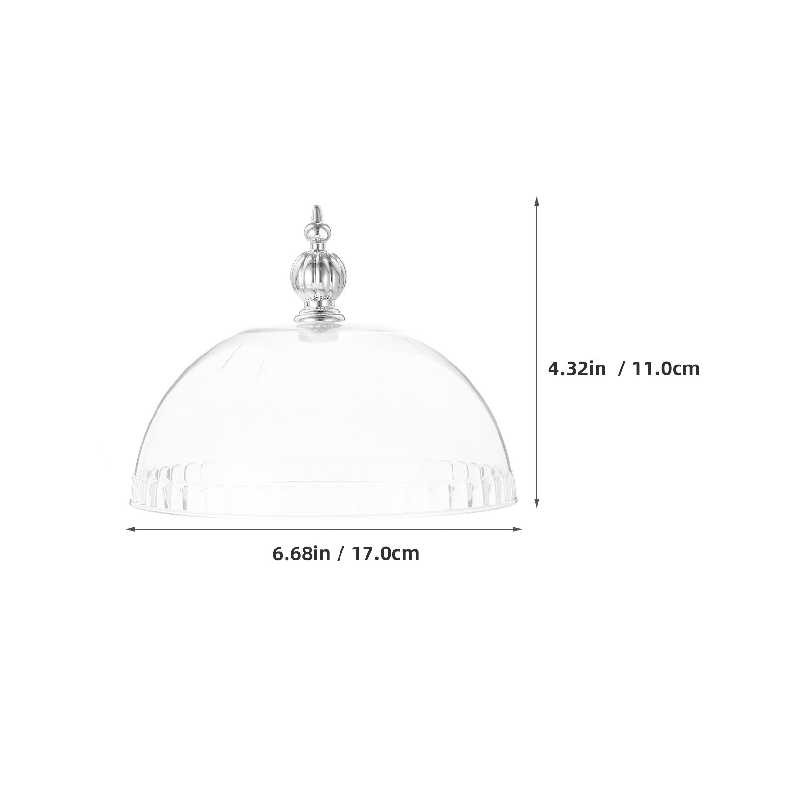 Clear Plastic Cake Dome Cover  - đánh giá và giá Plastic Dome Clear