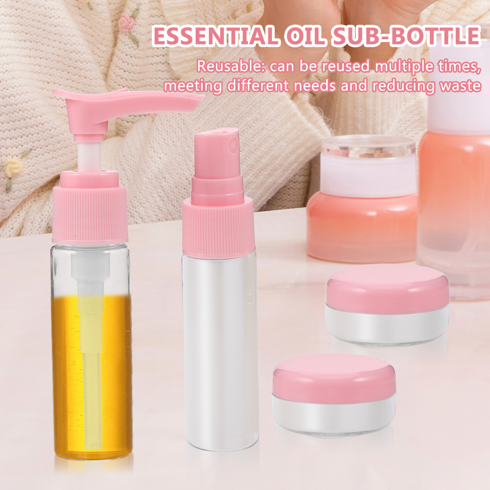1Set Compact Travel Bottle Set - đánh giá và giá Misting Bottle Fine