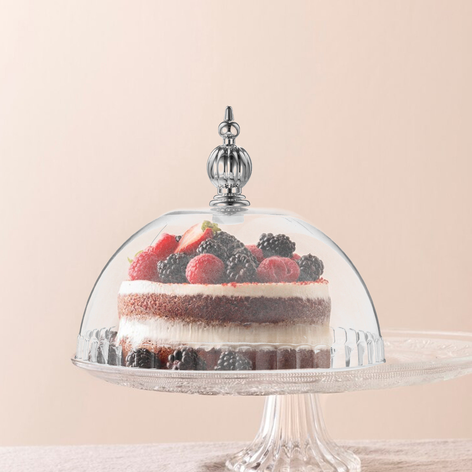 Plastic Cake Dome Cover 6.8 In - đánh giá và giá Plastic Dome Clear