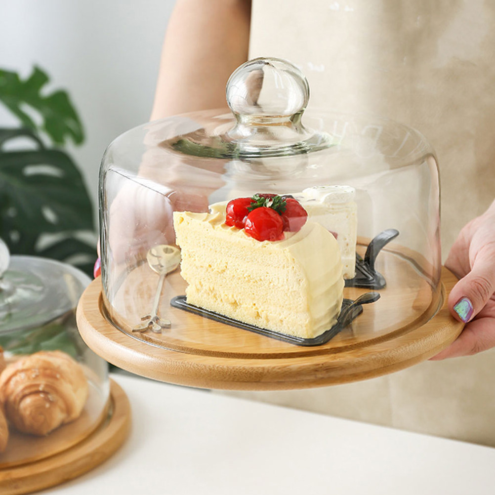 18Cm Glass Cake Dome Cover Cle - đánh giá và giá Plastic Dome Clear