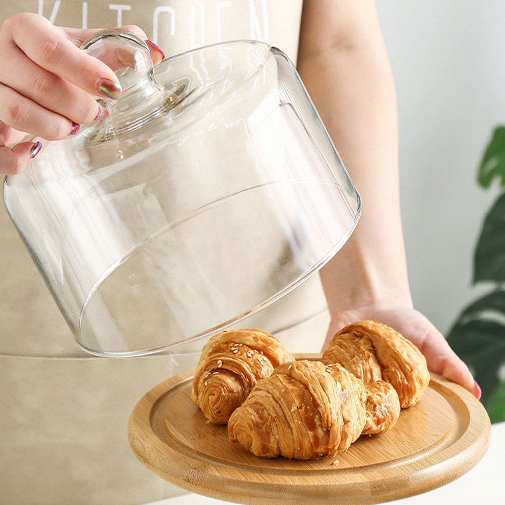 18Cm Glass Cake Dome Cover Cle - đánh giá và giá Plastic Dome Clear